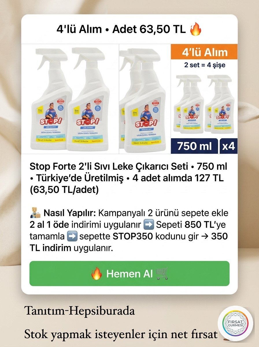 4'lü Alım Adet