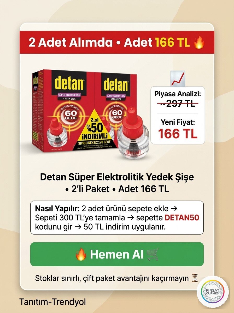 2 Adet Alımda Adet