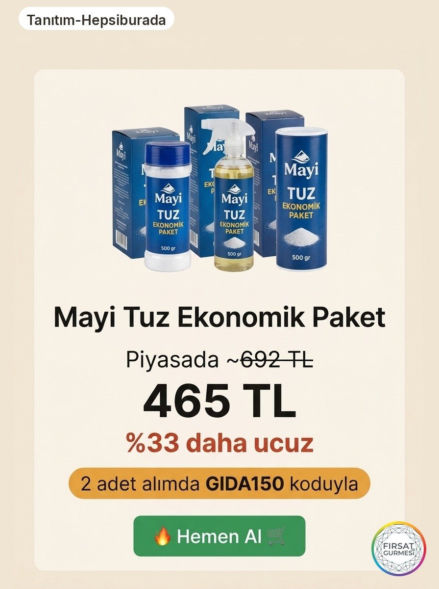 Mayi Tuz Ekonomik Paket Adet