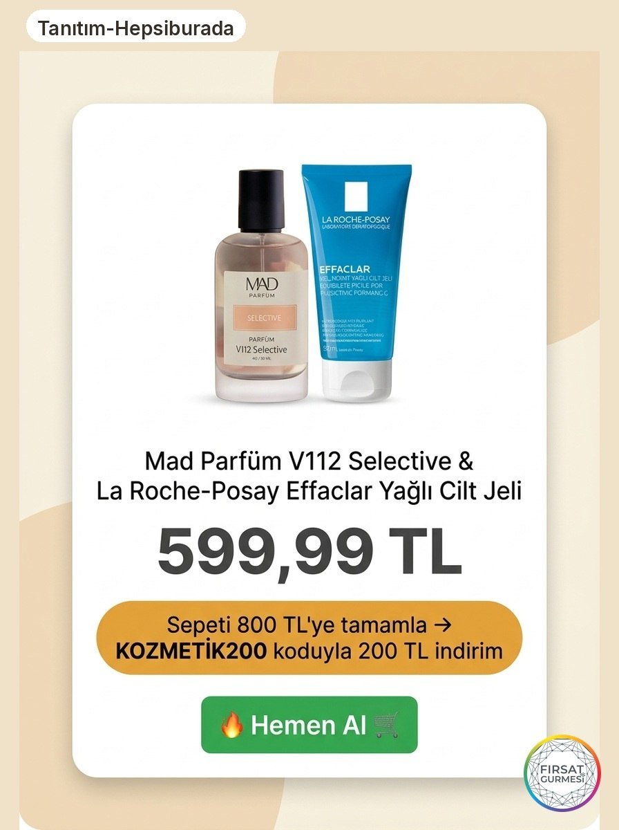 KOZMETİK200 koduyla sepeti