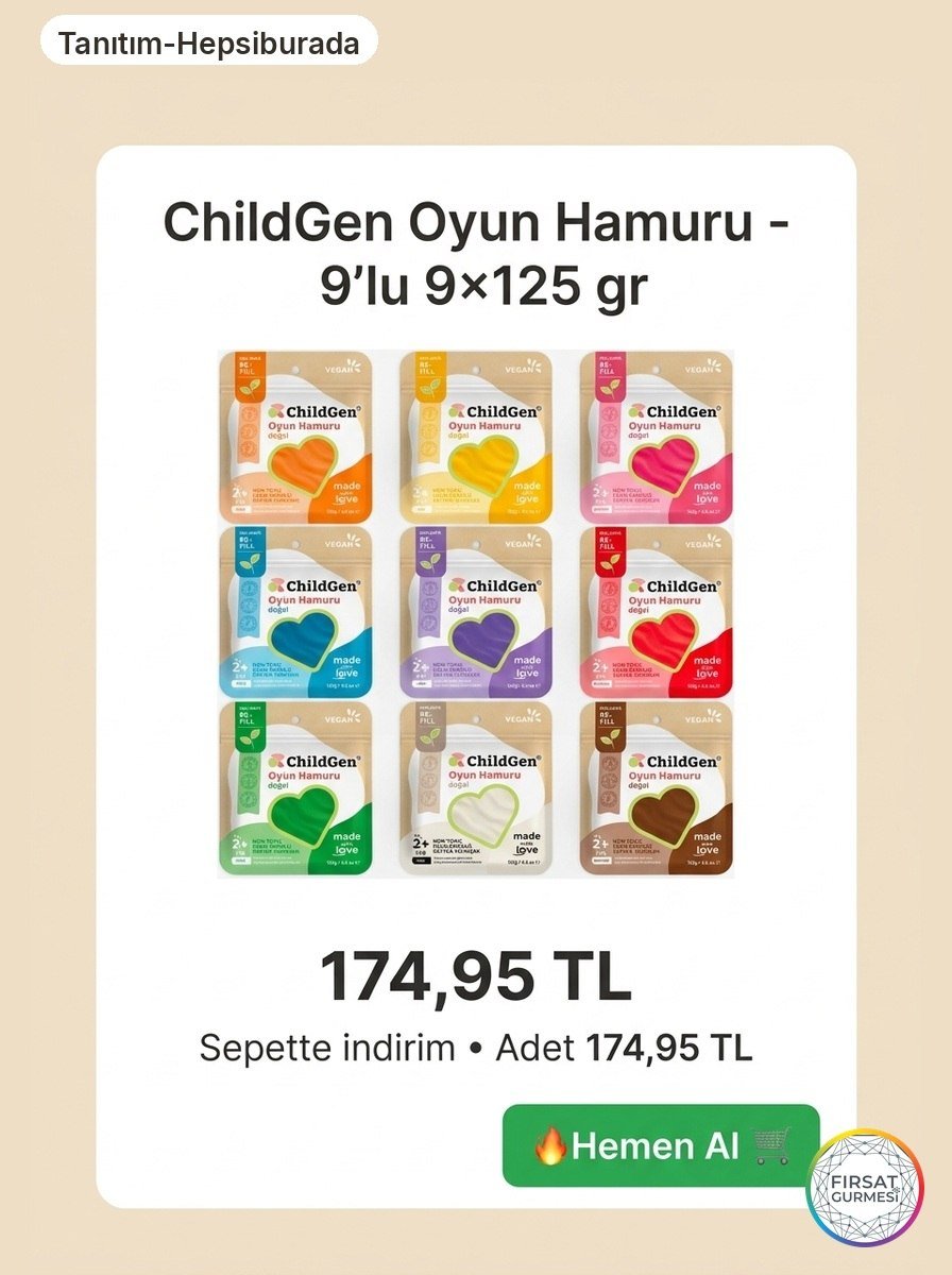 Sepette 174 TL 50% indirim var. 9125