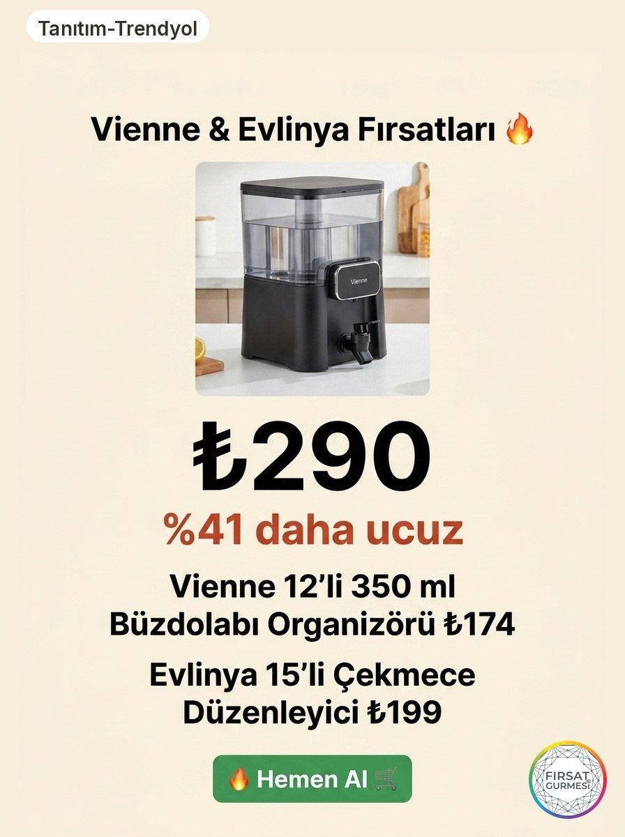 Vienne ürünlerinde %64'e varan indirim var!