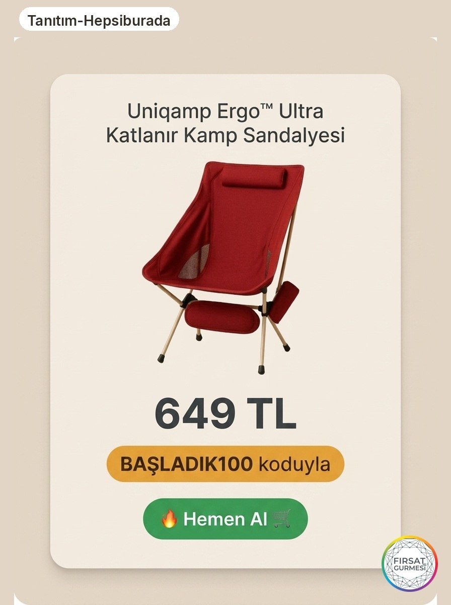 Kodla 649 TL Uniqamp Ergo Ultra Hafif