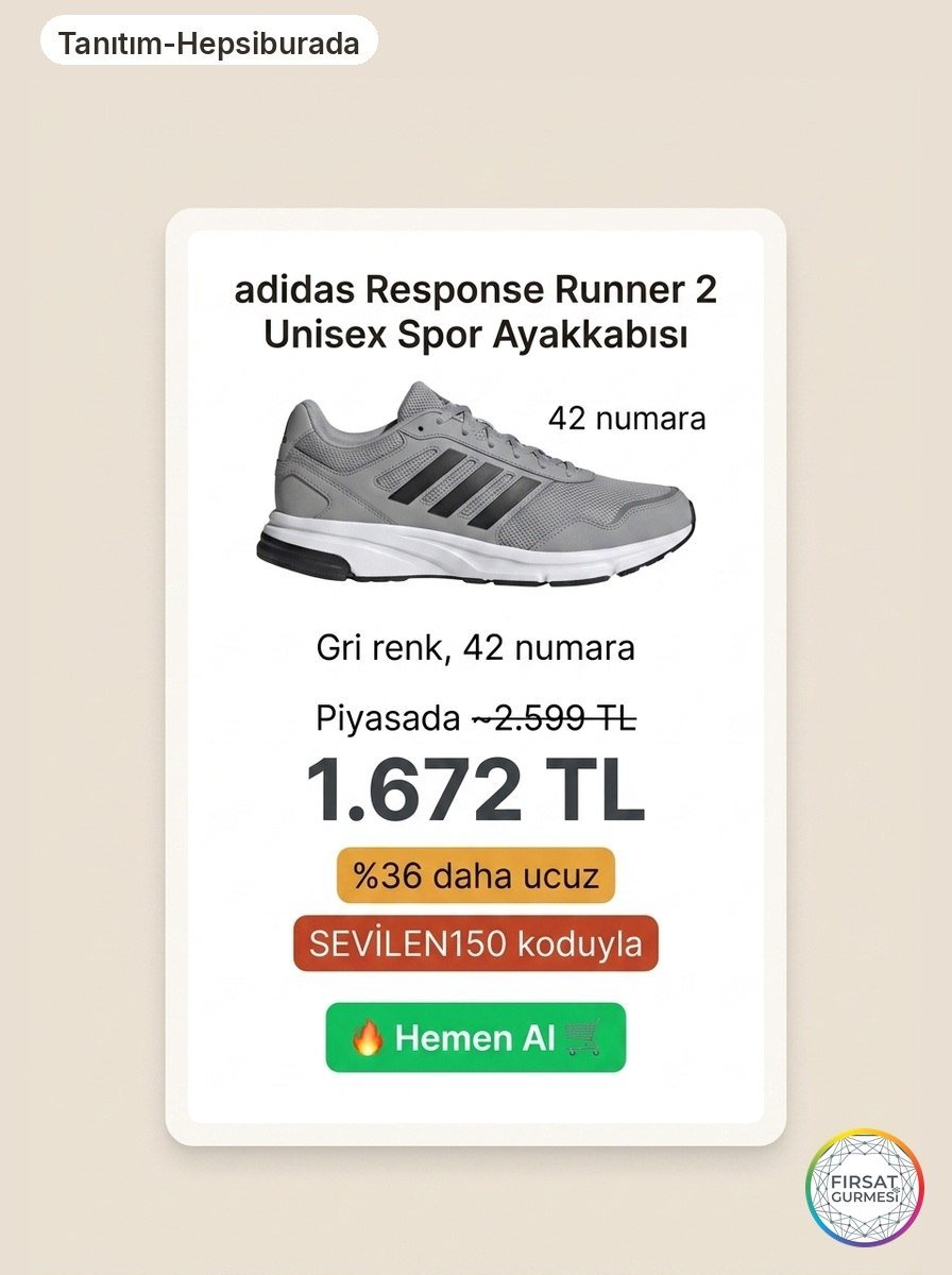 adidas Response Runner 2 Unisex Spor Ayakkabısı