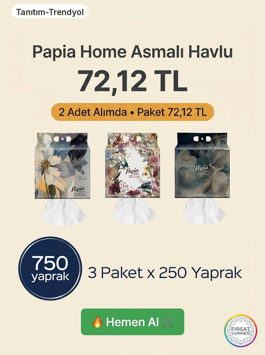 Papia Home (2 adet alımda paket başına