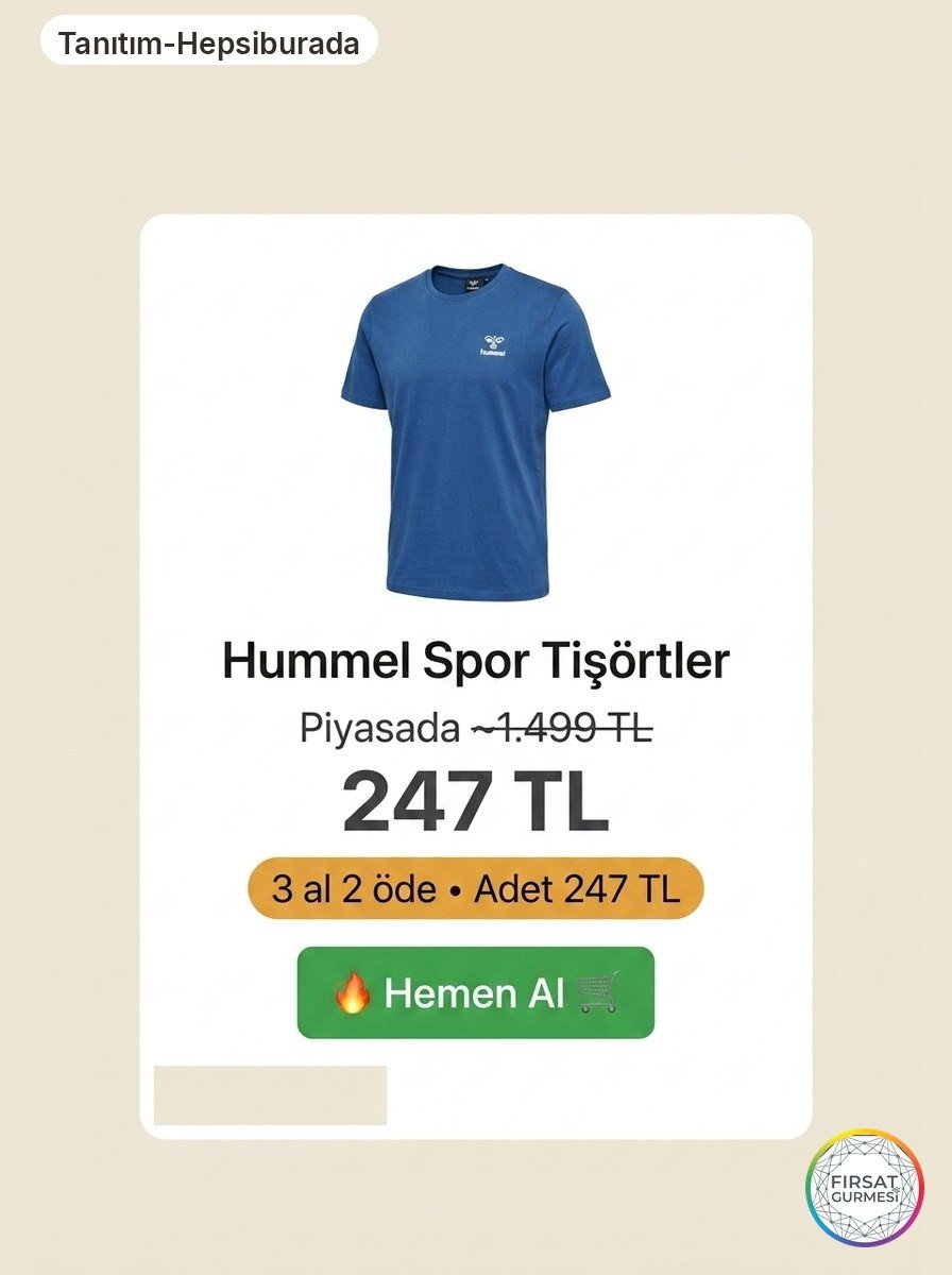 Spor tişörtler 247296 TL Piyasada 1.499 TL