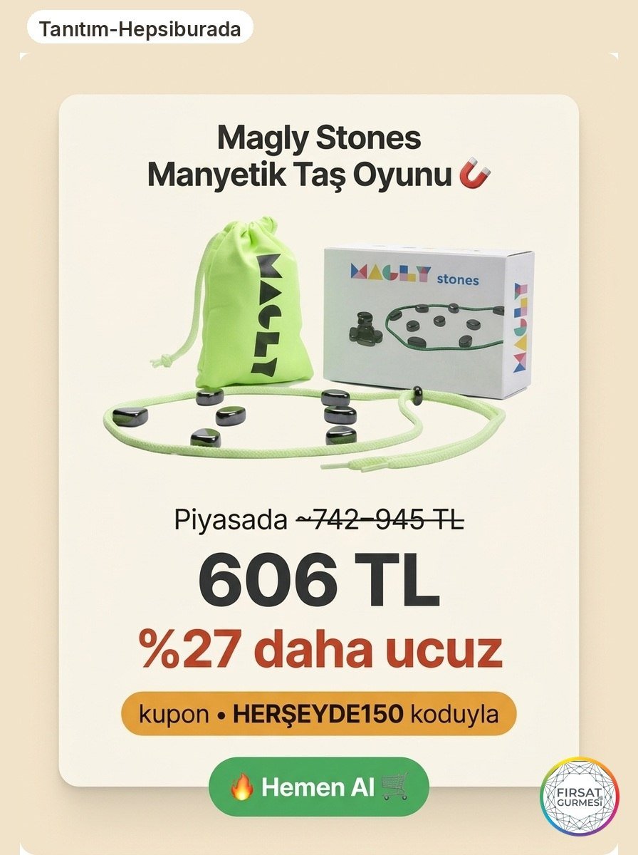 Magly Stones Manyetik Taş Oyunu