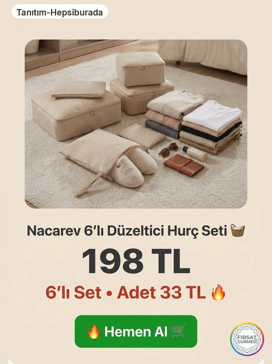 Nacarev Çoklu paket avantajı: tekli alımdan daha uygun