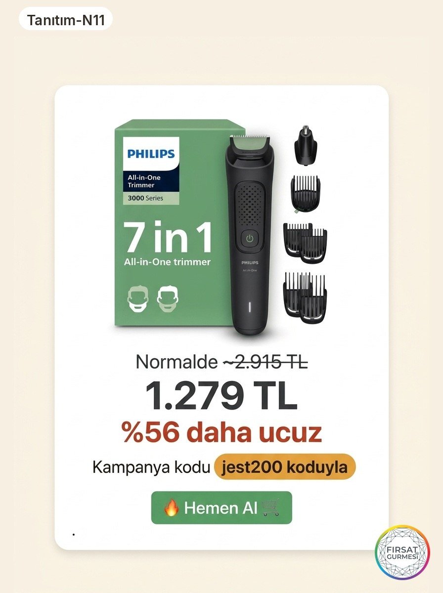 Philips MG3930/15 Erkek Bakım Seti Kodla