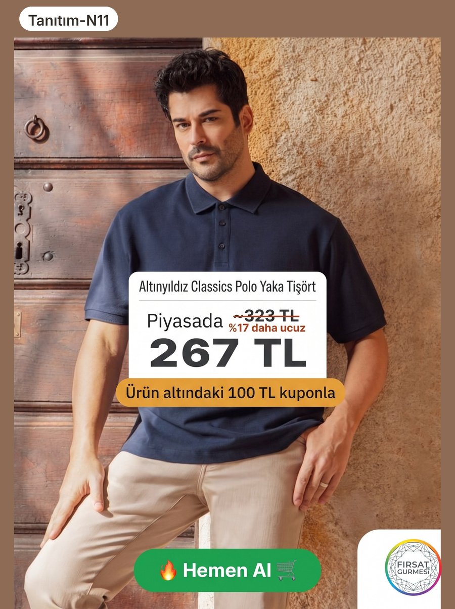 Altınyıldız Classics polo yaka tişörtlerde yakaladığımız