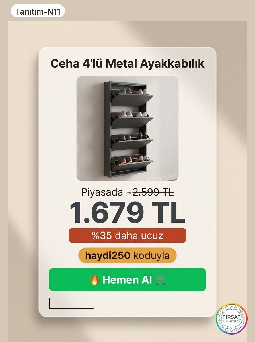 Ceha 4'lü metal ayakkabılık, diğer platformlarda