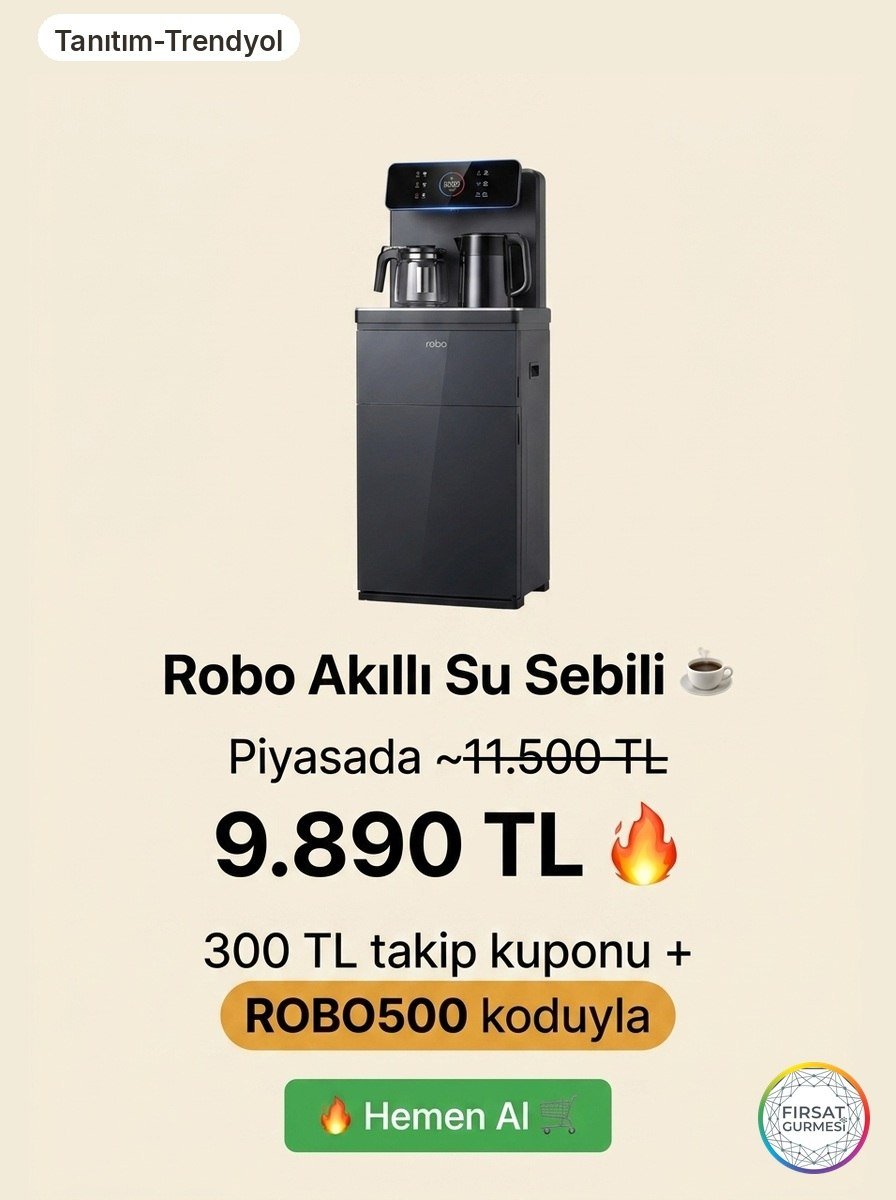 Mutfakta yer tasarrufu sağlayan, kahve istasyonlu Robo