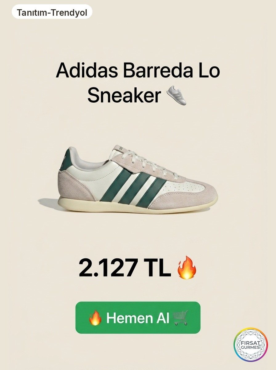 Adidas'ın sevilen modeli Barreda Lo, Trendyol resmi
