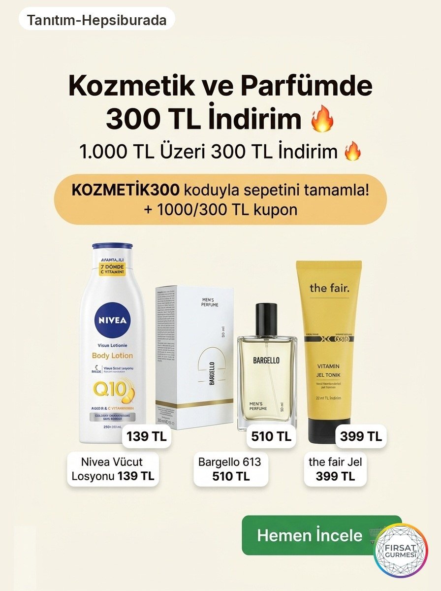 İhtiyaç listenizdeki ürünleri birleştirerek sepetinizi