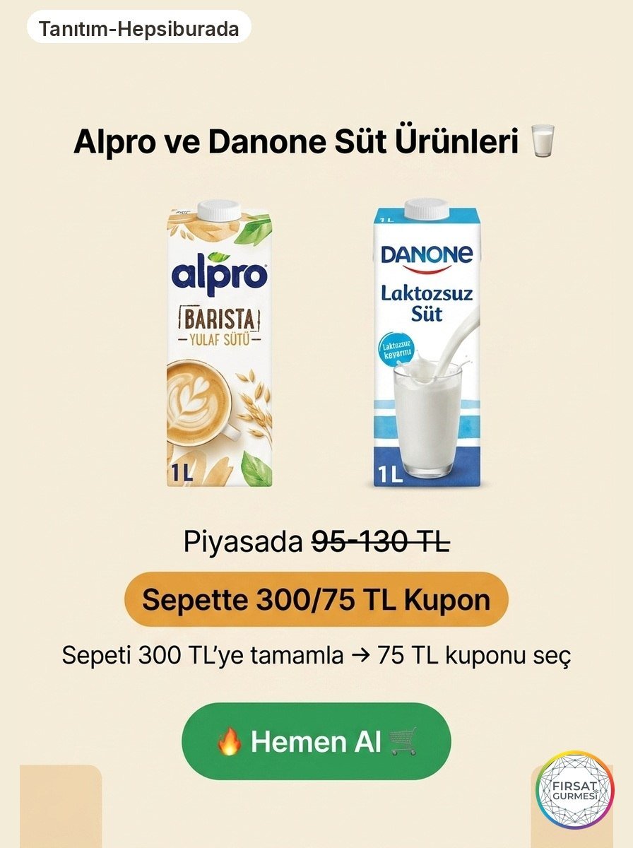 Sepetinizi 300 TL'ye tamamlayarak 75 TL değerindeki