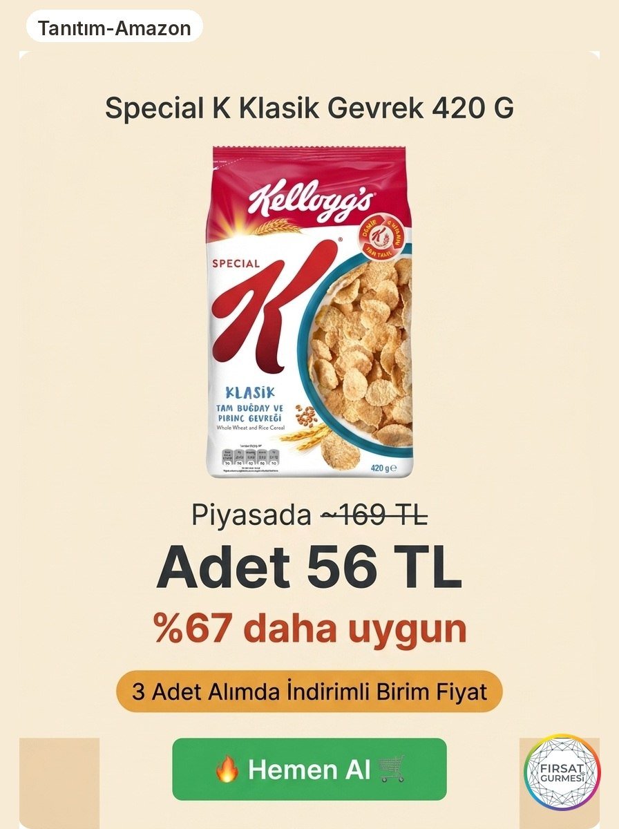 Kahvaltıda Special K Fırsatı