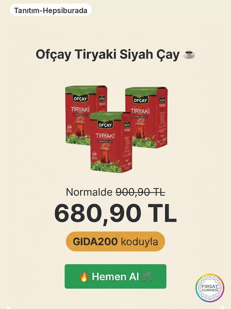 Ofçay Tiryaki 3 kg dökme çay, özel