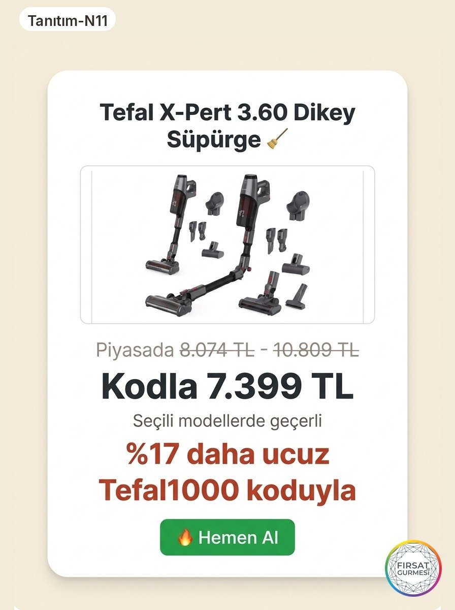 Tefal TY6973 X-Pert 3.60, 22V güçlü motorlu