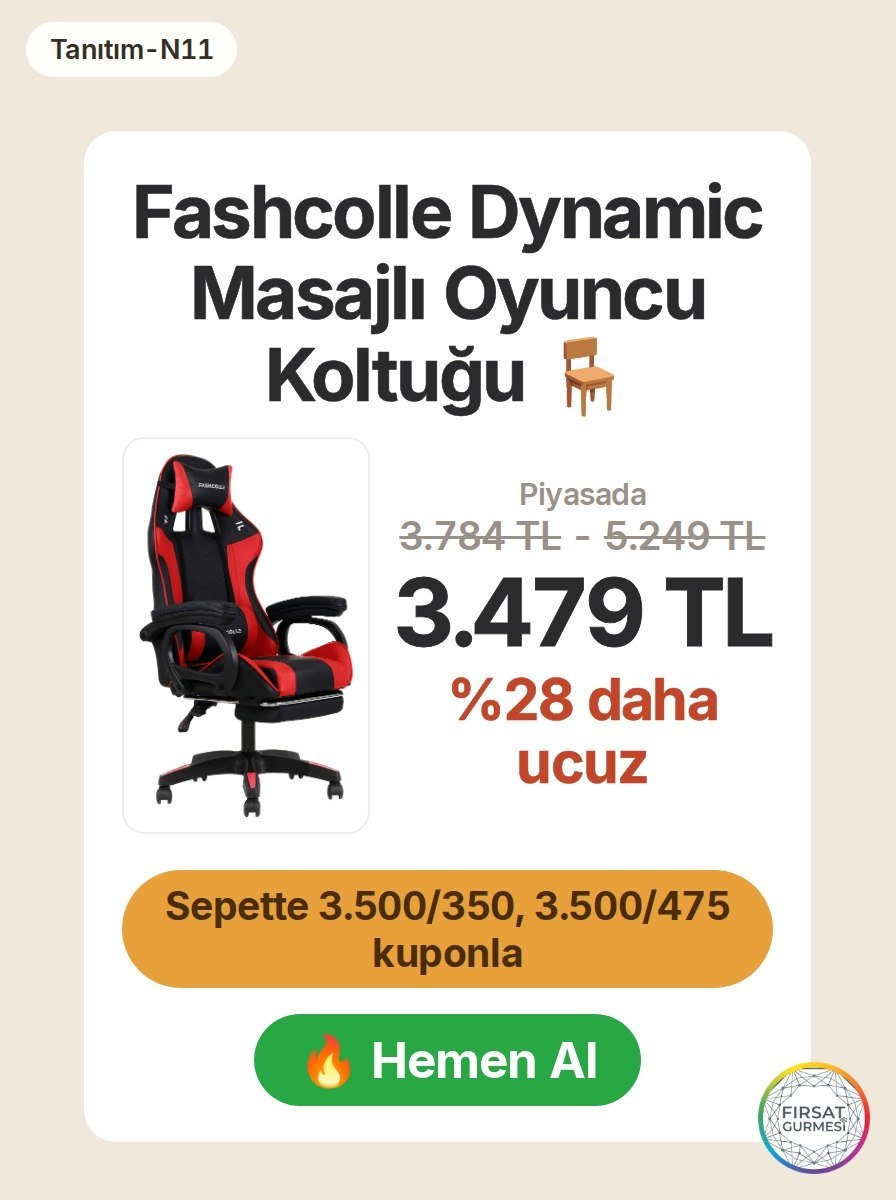 Kırmızı-siyah renkli Fashcolle Dynamic masajlı oyuncu