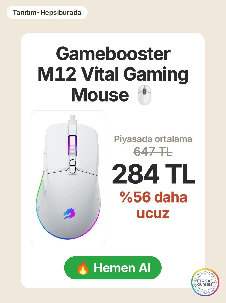 Beyaz RGB aydınlatmalı, 12800 DPI hassasiyetiyle oyun