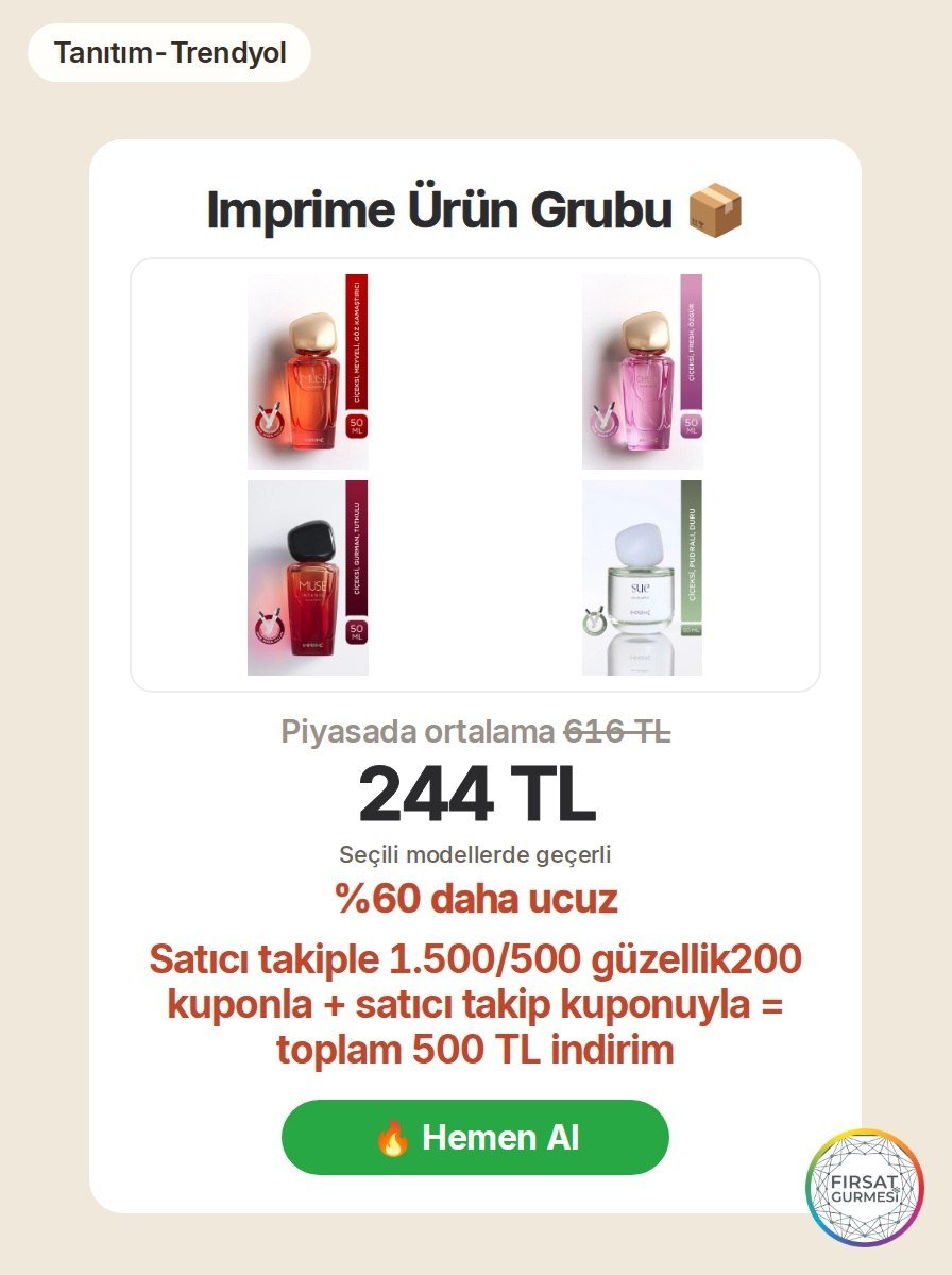 1.500 TL sepet tutarında 500 TL indirim