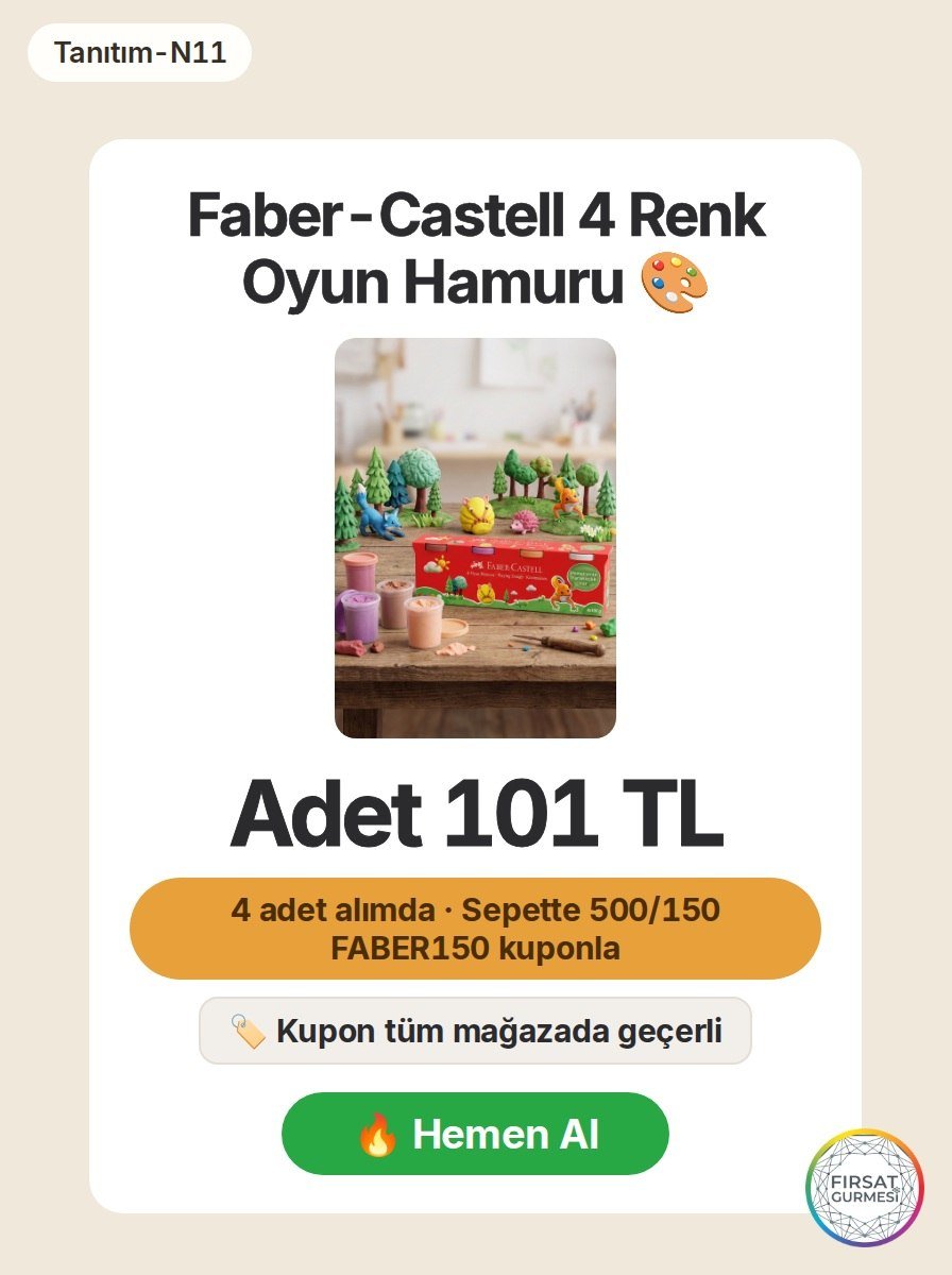 Çocukların yaratıcılığını destekleyecek Faber-Castell