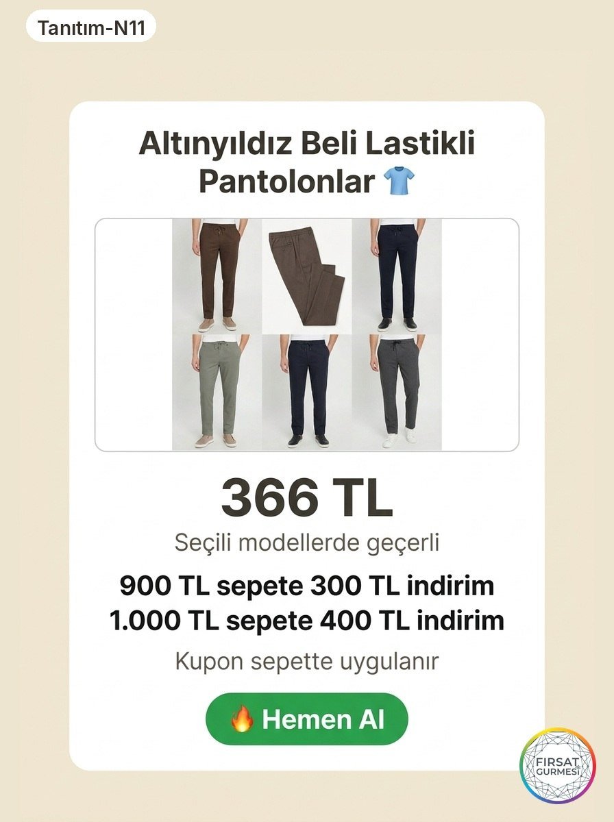 Kolay giyim ve rahatlık için tasarlanmış beli lastikli