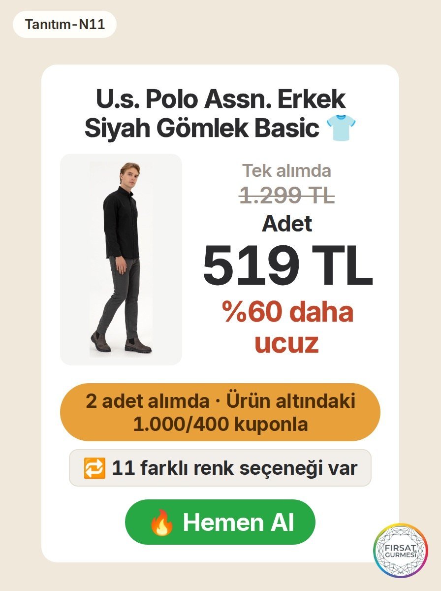 Basit ve şık bir erkek gömleği arıyorsanız, bu