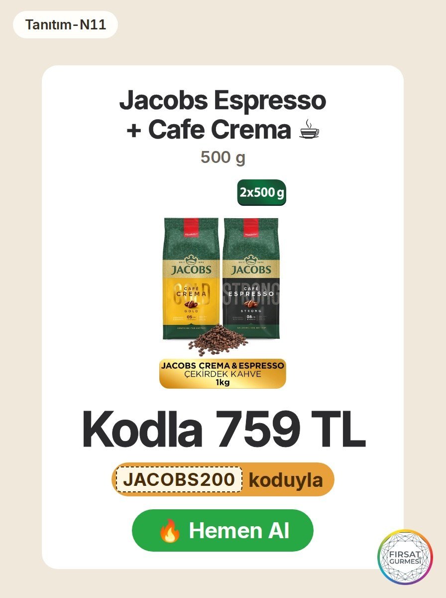 Kahve severler için ideal bir ikili: Jacobs Espresso’nun