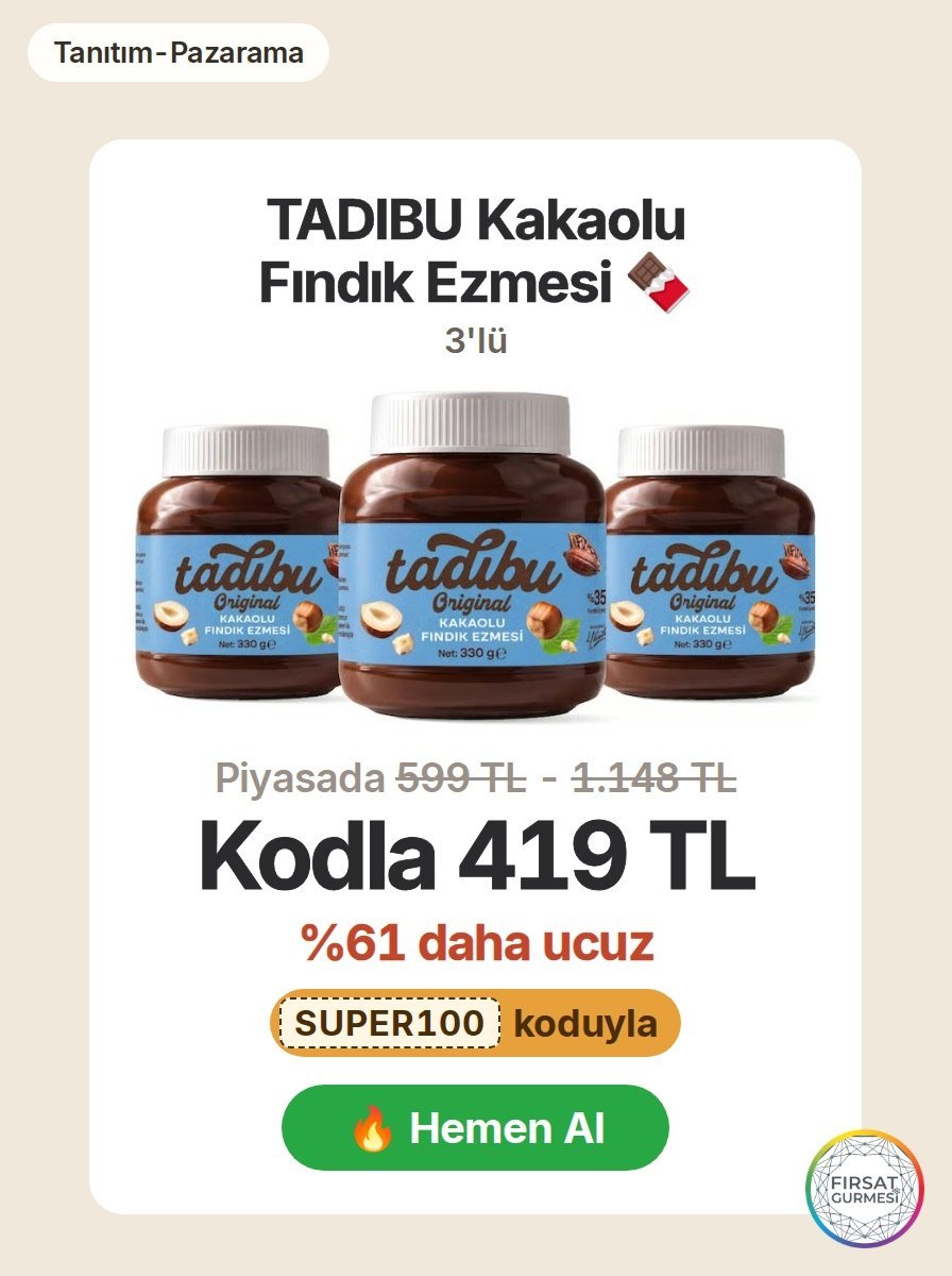 Sevdiklerinizle paylaşmak için ideal bir kakaolu fındık