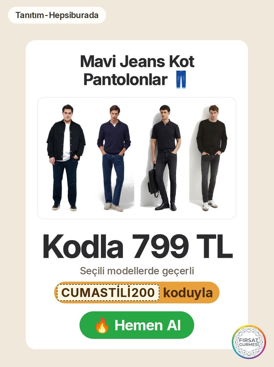 Hepsiburada'da mavi jeans kot pantolonlar, kodla