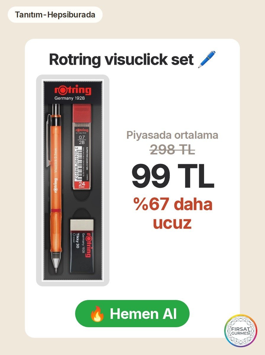 Hepsiburada'da Rotring visuclick set