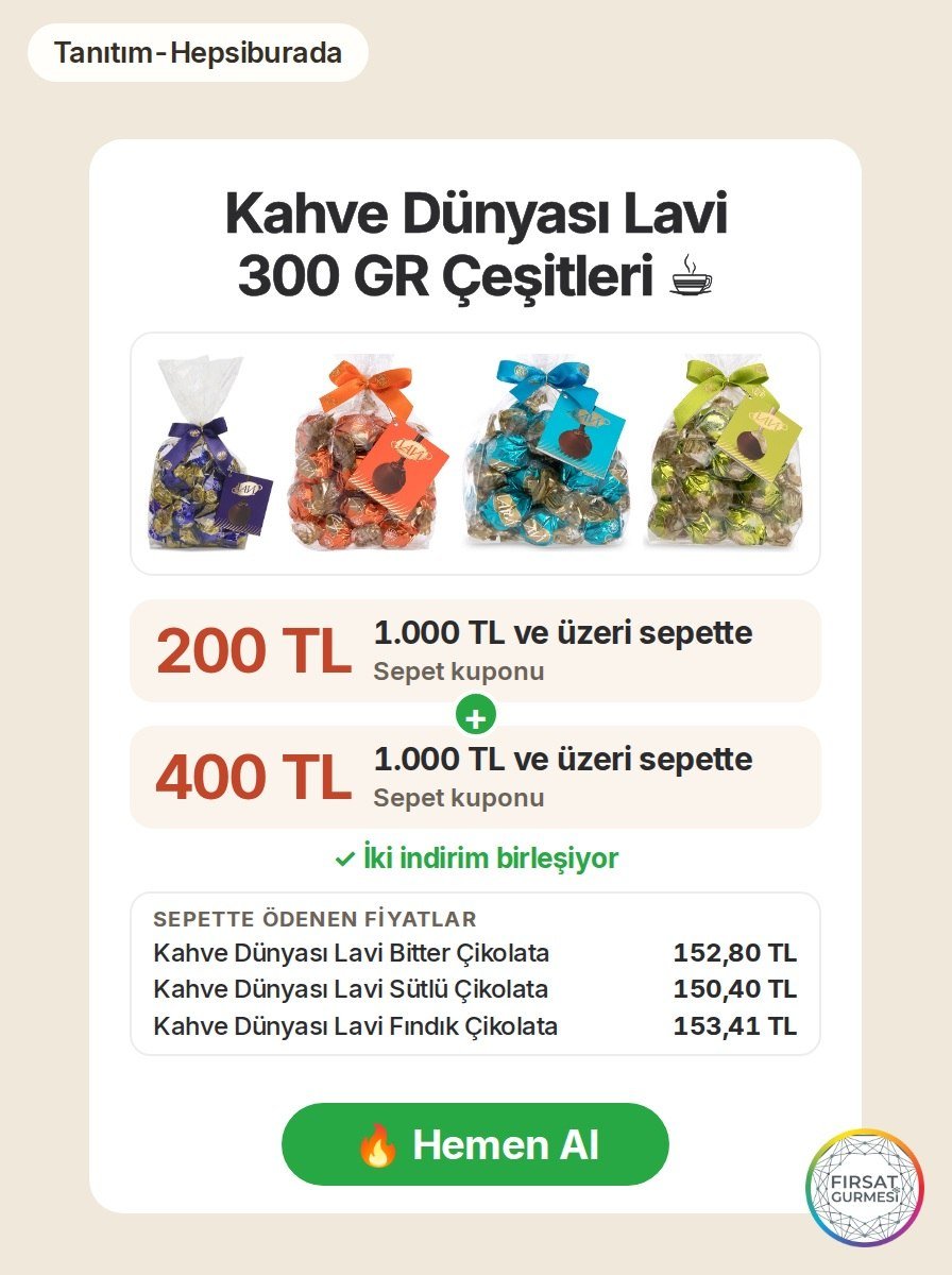 Kahve Dünyası Lavi serisinin farklı lezzetleri
