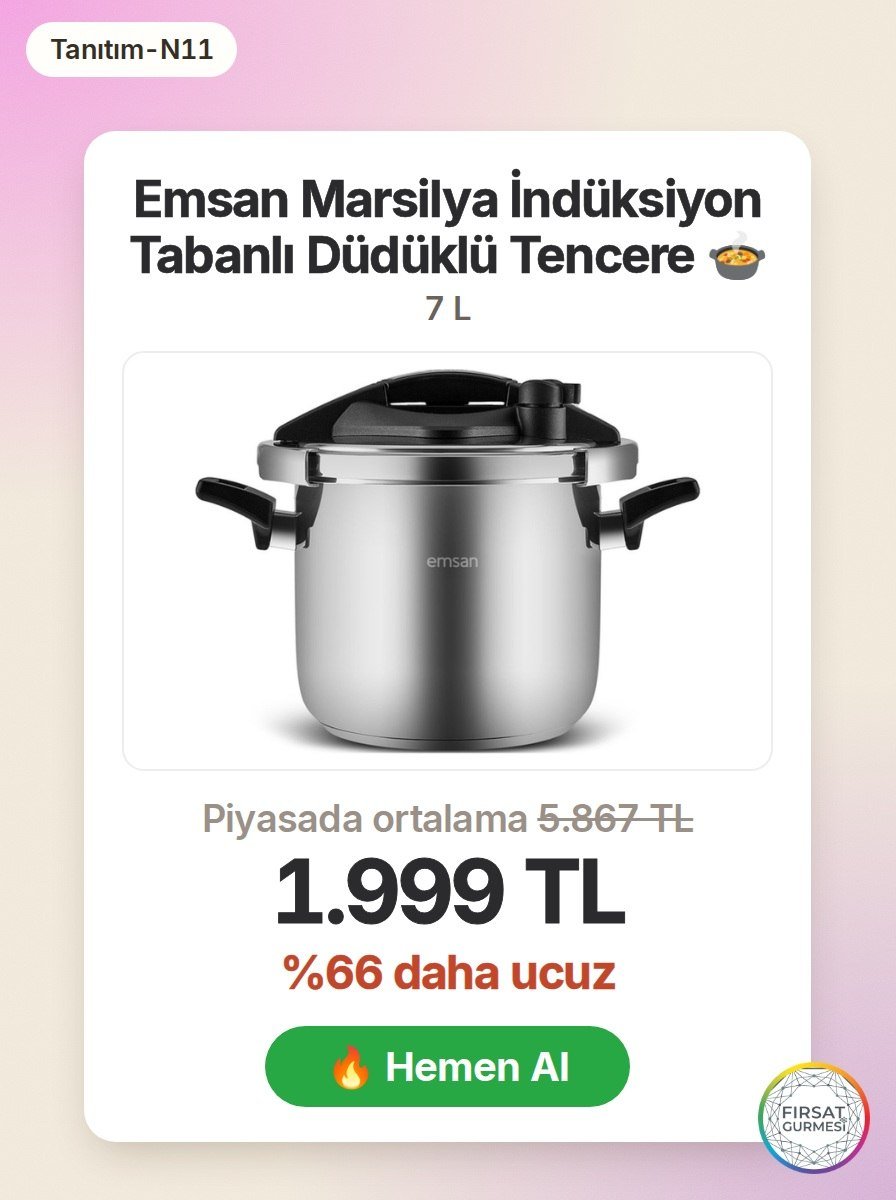 Emsan’ın Marsilya serisinden, indüksiyon плиталар için