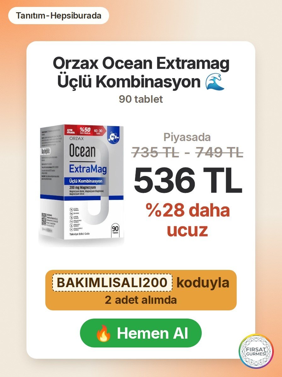 Hepsiburada'da Orzax Ocean Extramag 90 Tablet üçlü