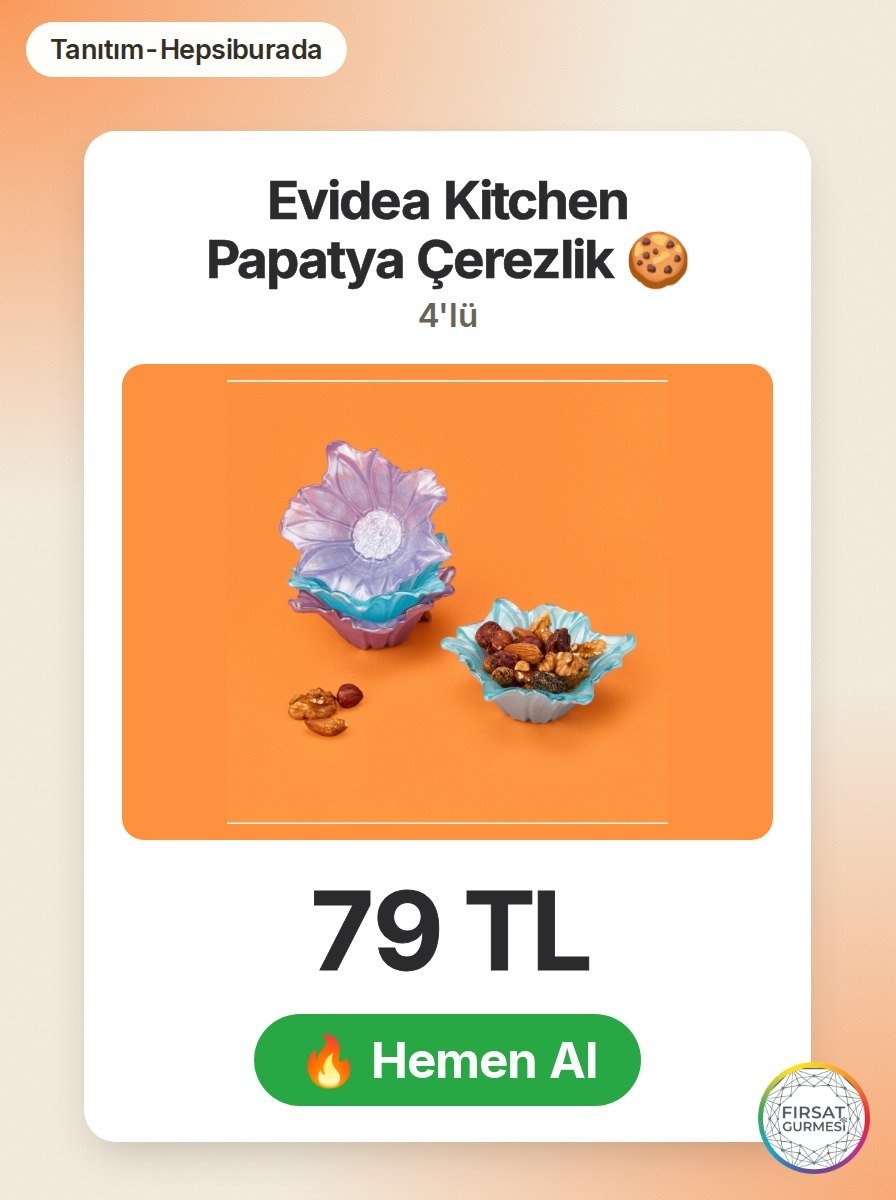 Pembe renkli, 10 cm çapında Evidea Kitchen Papatya