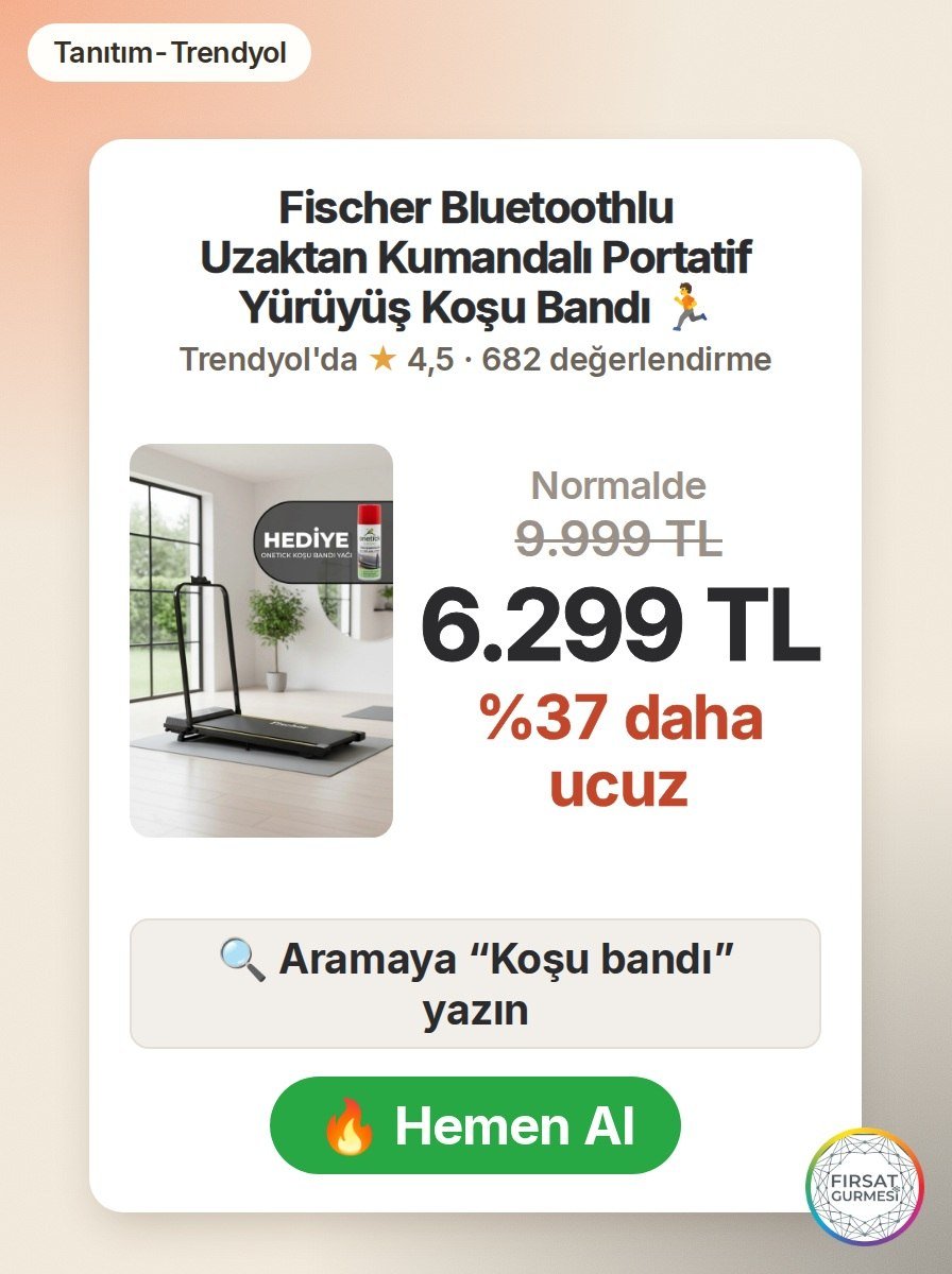 Fischer Bluetoothlu Uzaktan Kumandalı Portatif Yürüyüş