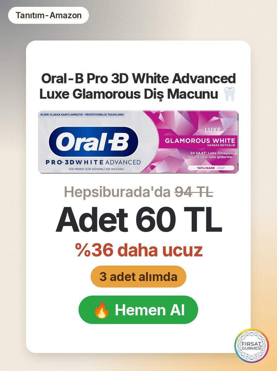 Oral-B Pro 3D White Advanced Luxe Glamorous White