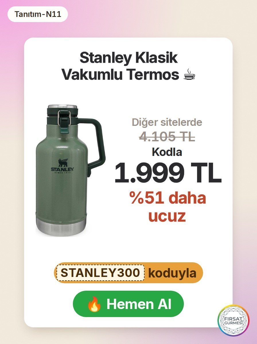 Stanley Klasik Vakumlu Termos
