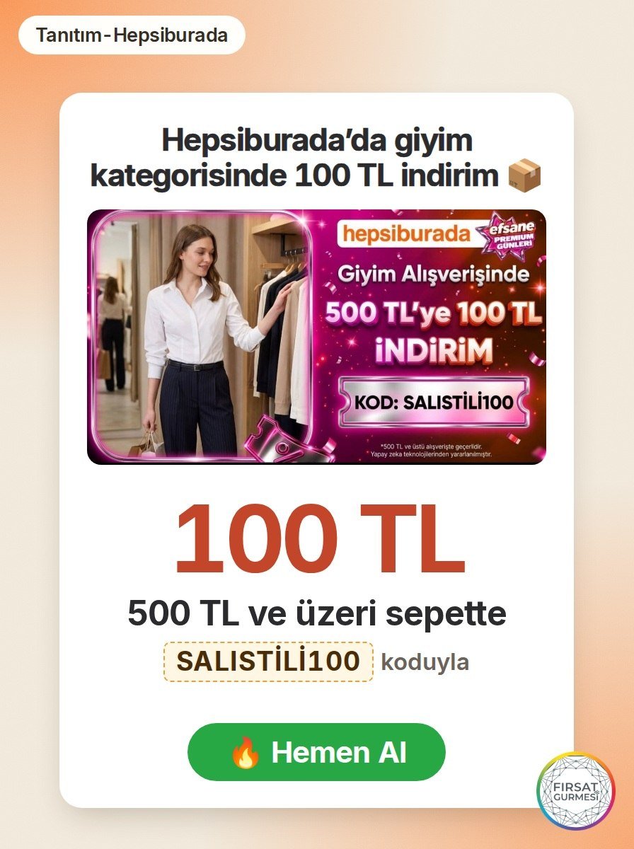Hepsiburada’da giyim kategorisinde