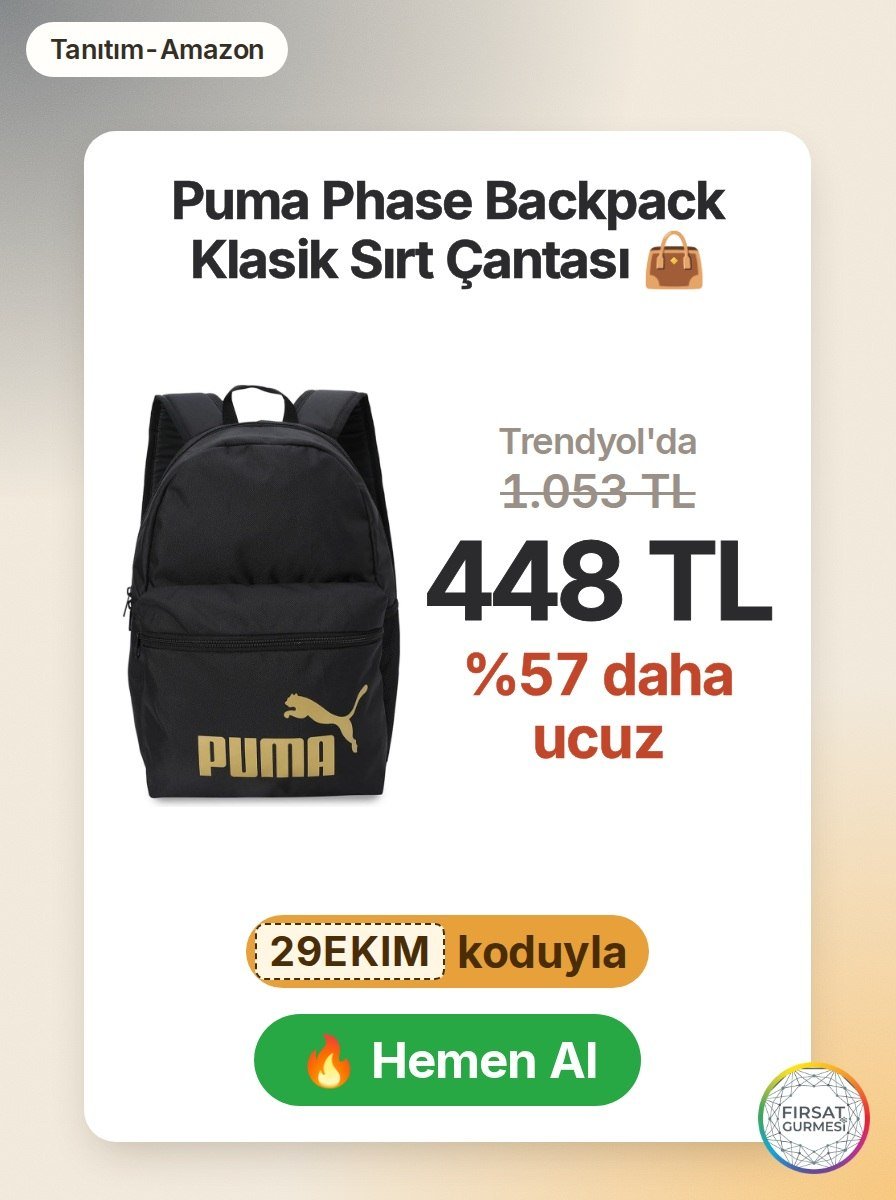 Puma Phase Backpack Klasik Sırt Çantası